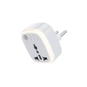 محافظ برق هوشمند تایمردار گرین لاین مدل Universal Conversion Plug (LED Light)
